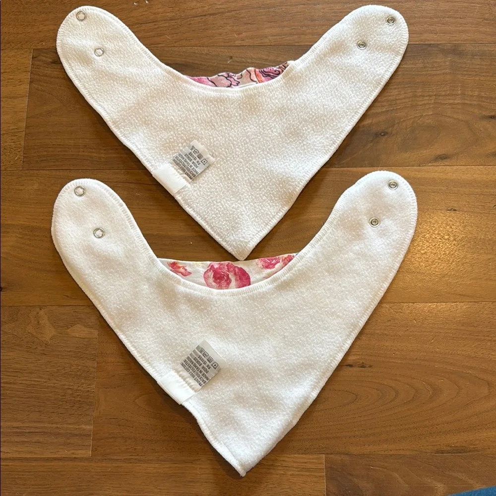 Copper Pearl Floral Baby Bandana Baby 2 Bibs
